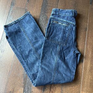 Zara women’s‎ jeans size 4 cargo wide leg dark wash Y2K
